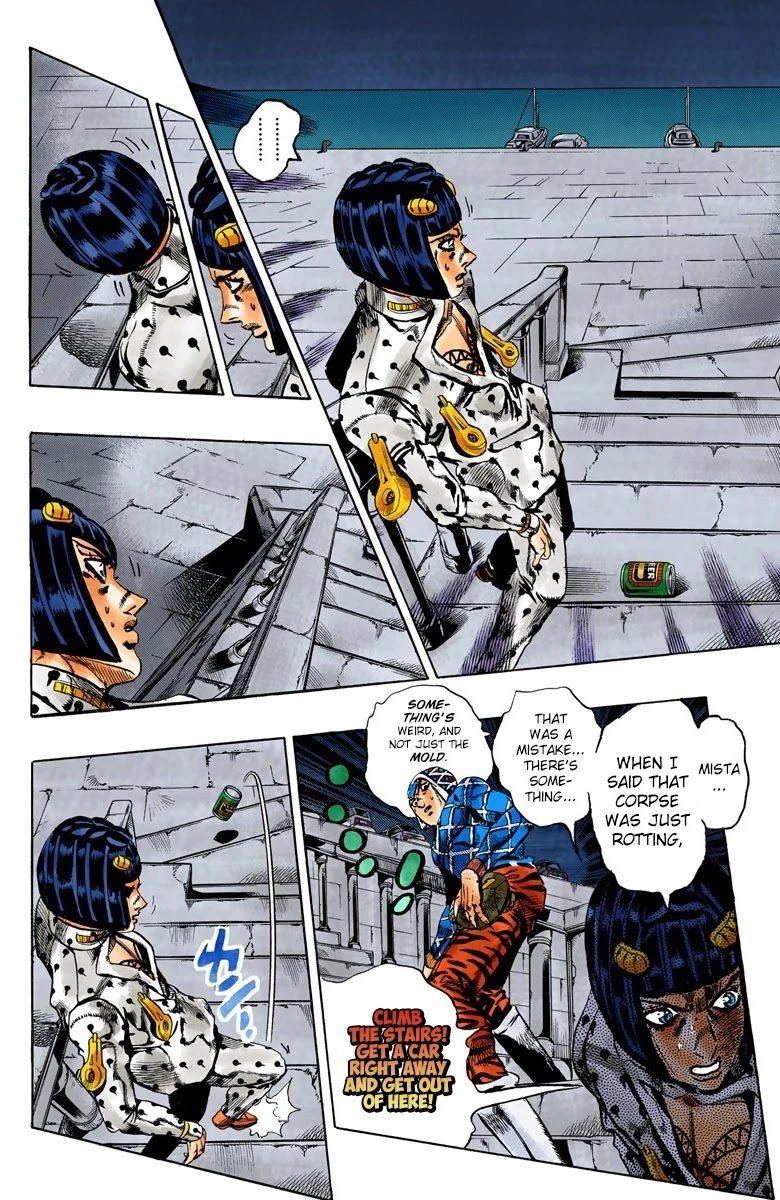 JoJo's Bizarre Adventure Part 5 - Vento Aureo (Official Colored) chapter 116 page 7