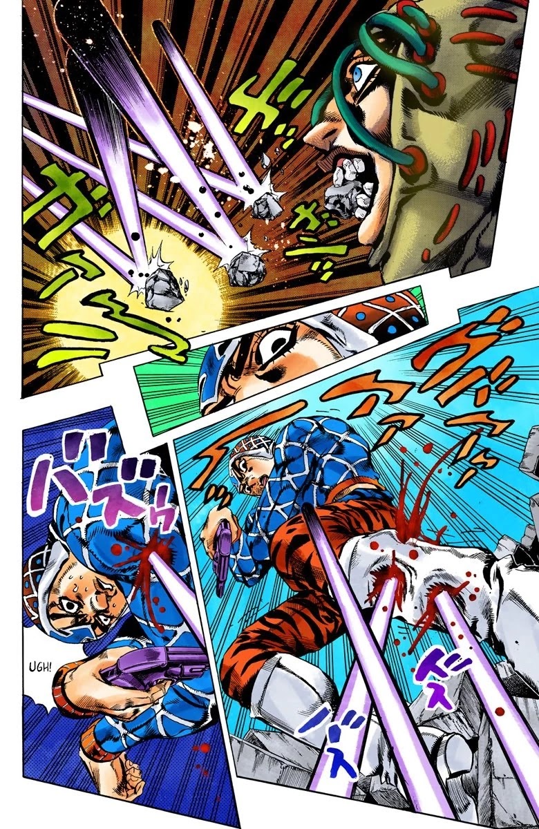 JoJo's Bizarre Adventure Part 5 - Vento Aureo (Official Colored) chapter 117 page 10