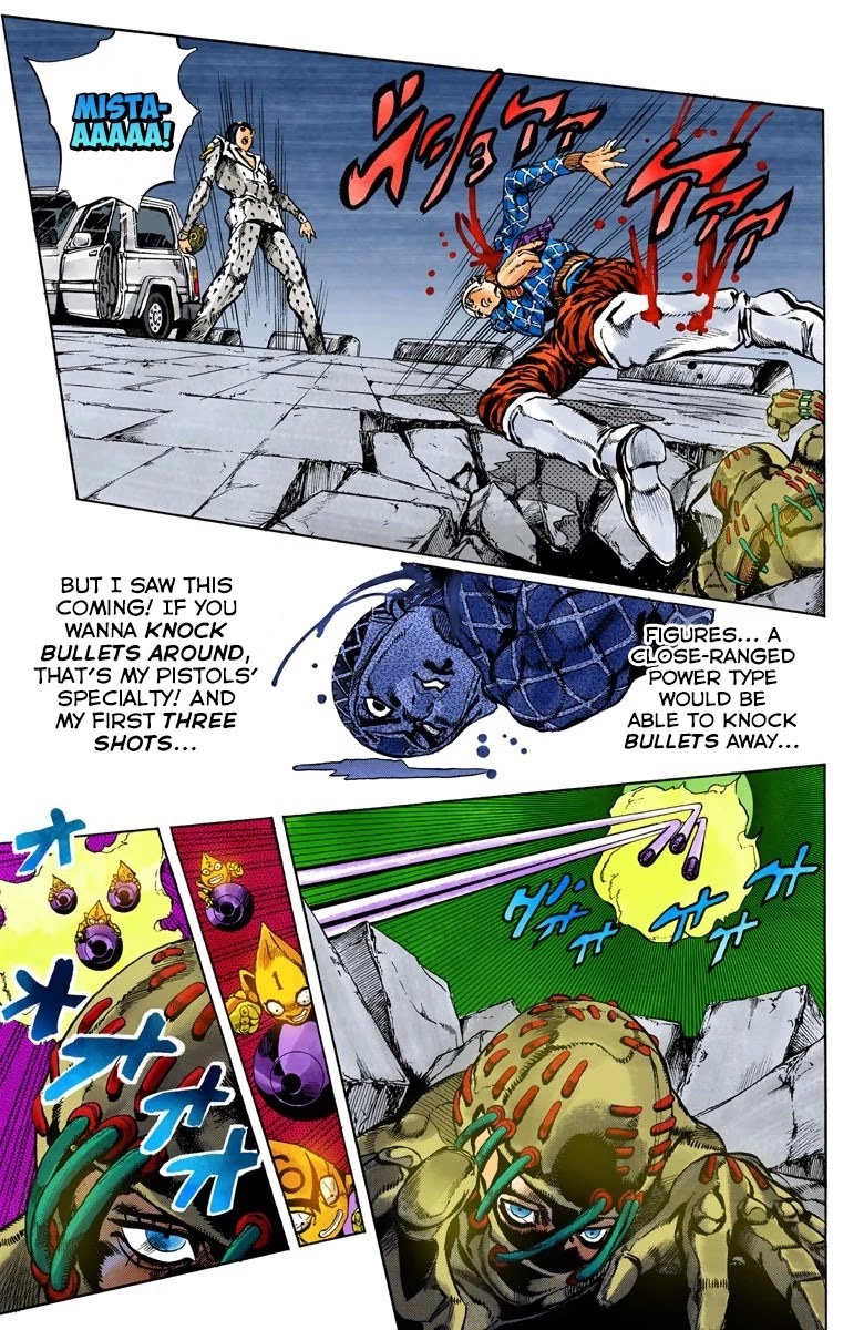 JoJo's Bizarre Adventure Part 5 - Vento Aureo (Official Colored) chapter 117 page 11