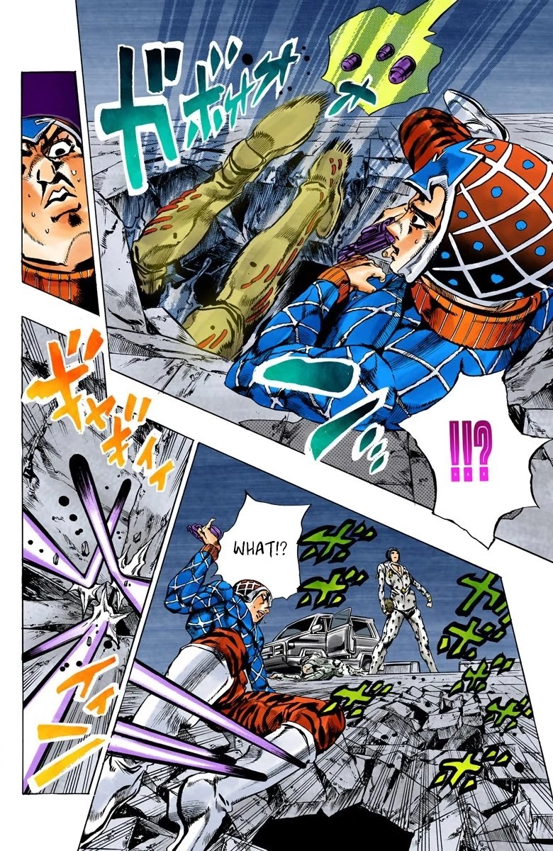 JoJo's Bizarre Adventure Part 5 - Vento Aureo (Official Colored) chapter 117 page 12