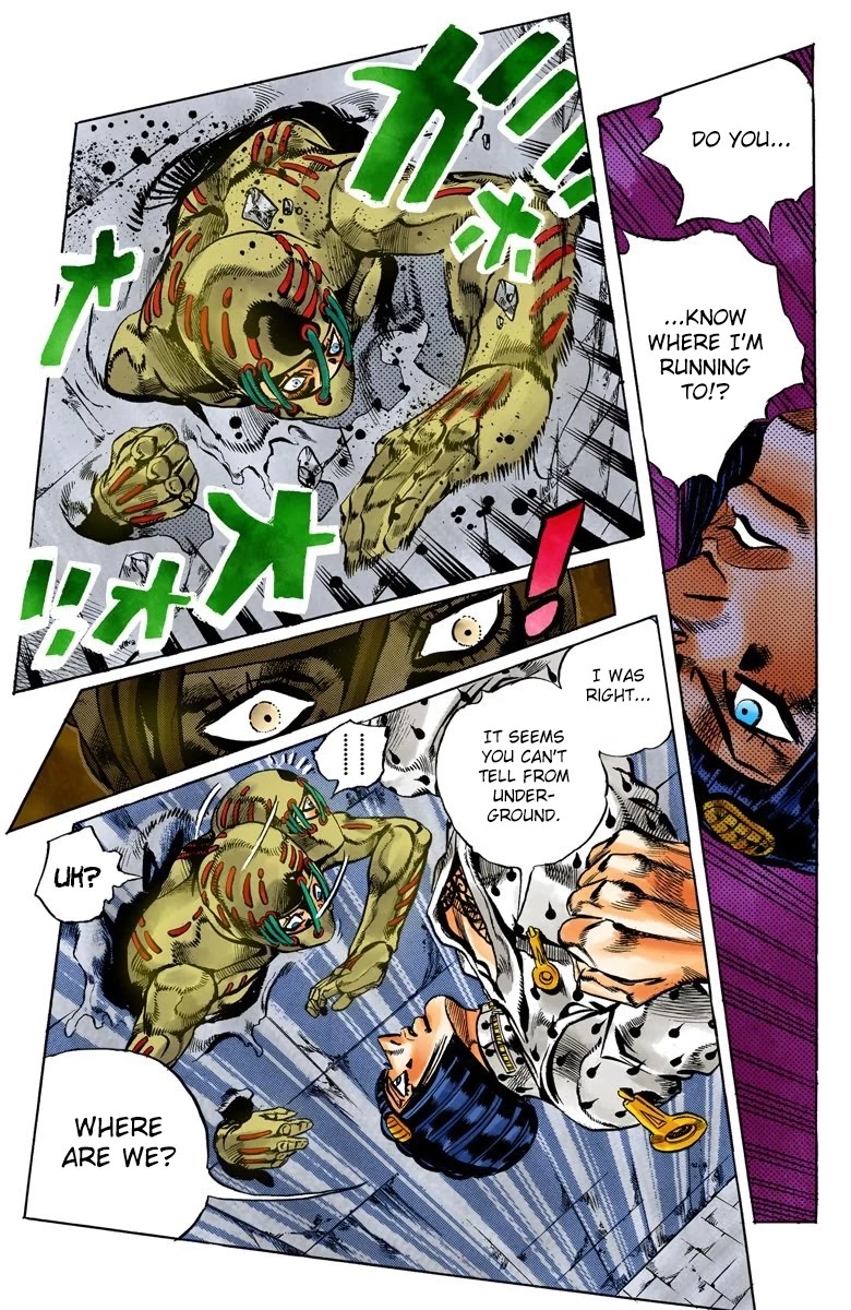 JoJo's Bizarre Adventure Part 5 - Vento Aureo (Official Colored) chapter 117 page 17