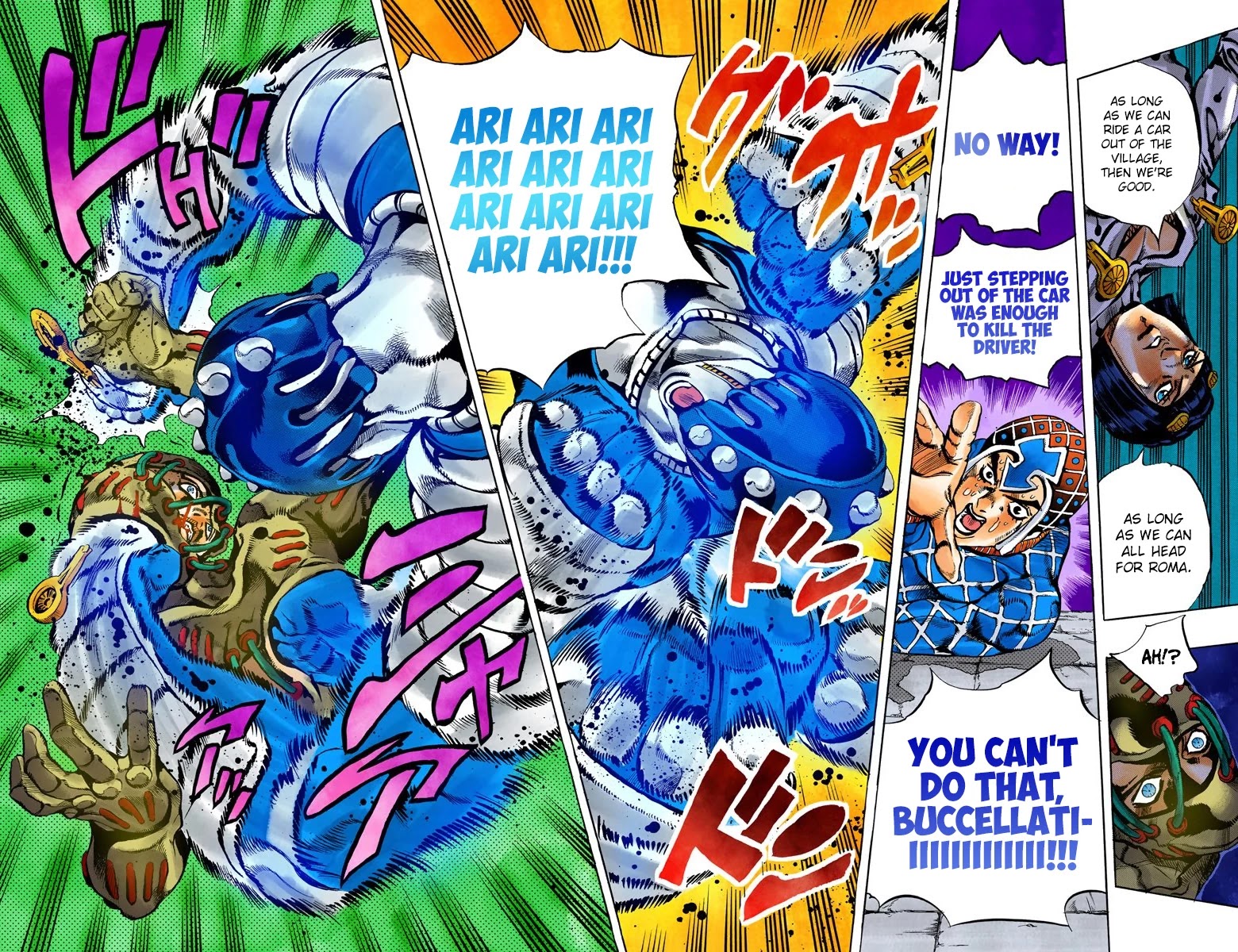 JoJo's Bizarre Adventure Part 5 - Vento Aureo (Official Colored) chapter 117 page 18