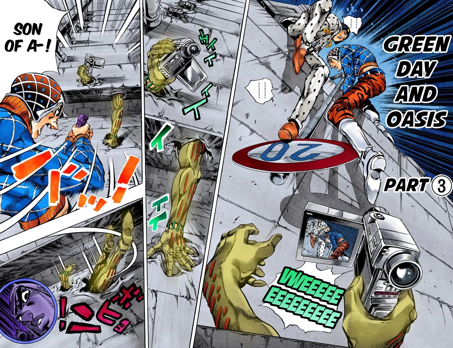 JoJo's Bizarre Adventure Part 5 - Vento Aureo (Official Colored) chapter 117 page 3