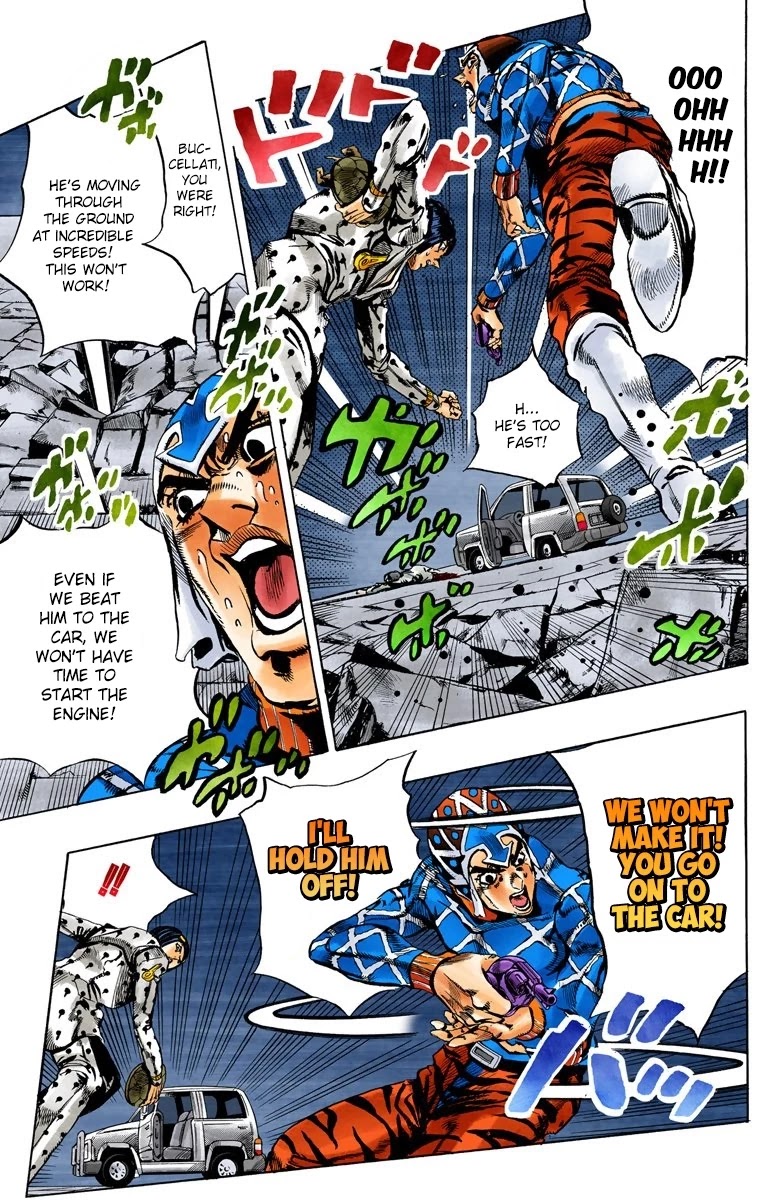 JoJo's Bizarre Adventure Part 5 - Vento Aureo (Official Colored) chapter 117 page 6