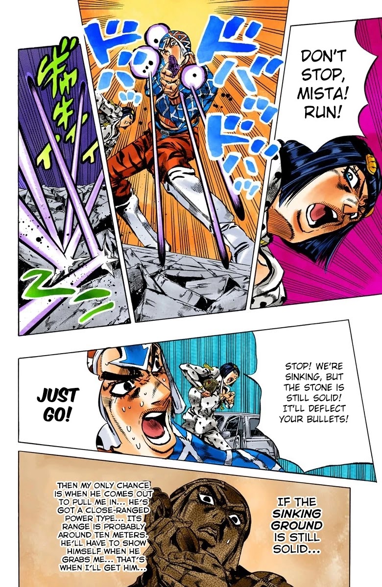 JoJo's Bizarre Adventure Part 5 - Vento Aureo (Official Colored) chapter 117 page 7
