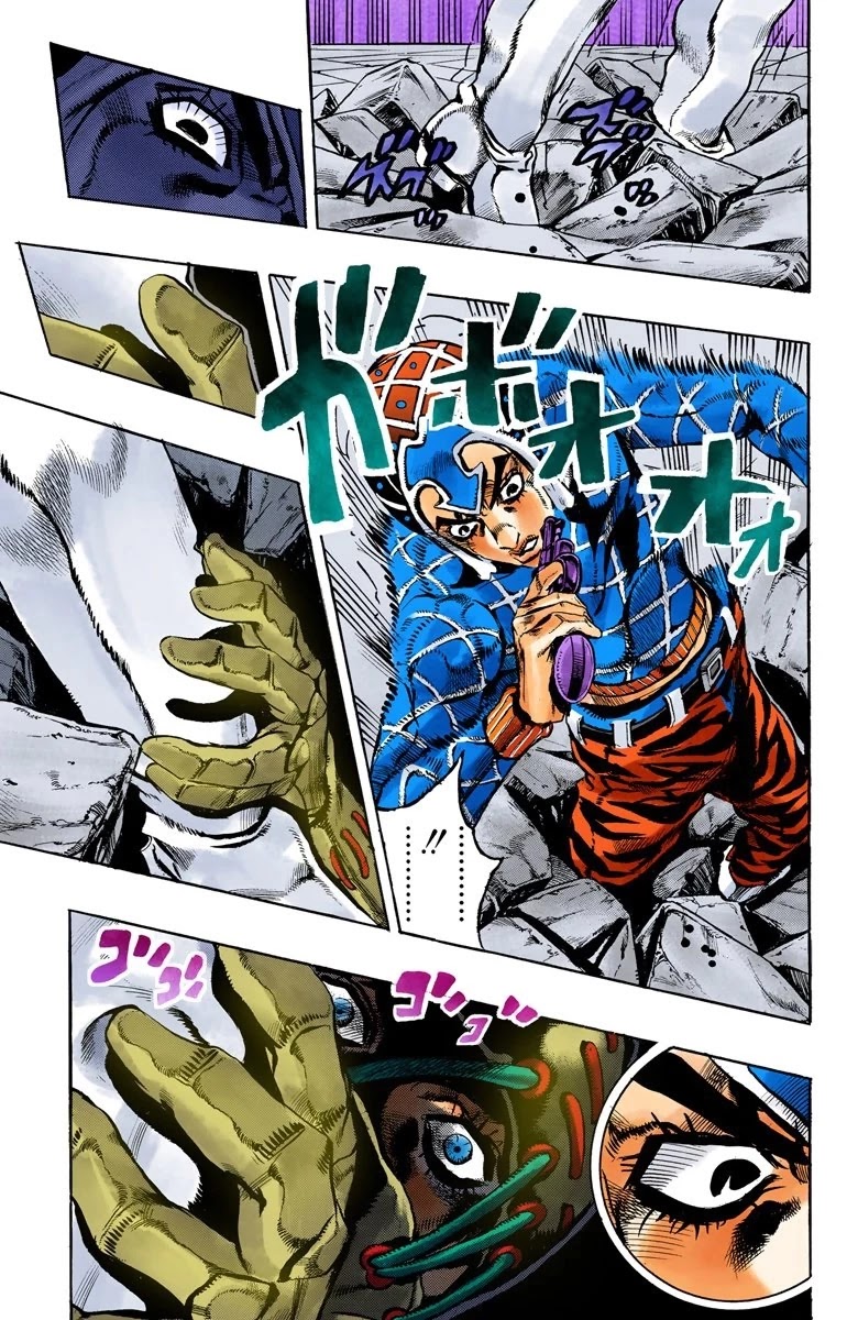 JoJo's Bizarre Adventure Part 5 - Vento Aureo (Official Colored) chapter 117 page 8