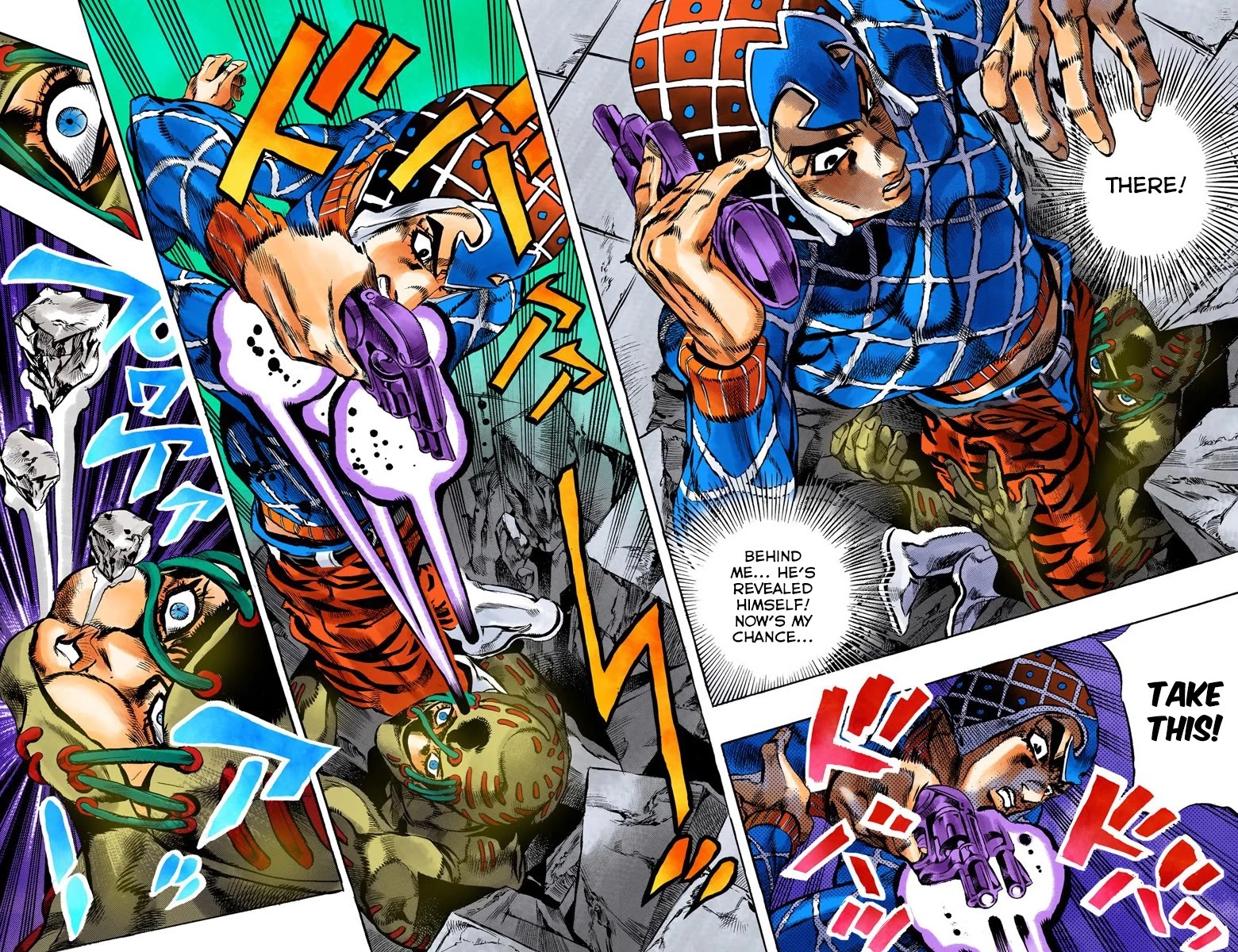 JoJo's Bizarre Adventure Part 5 - Vento Aureo (Official Colored) chapter 117 page 9