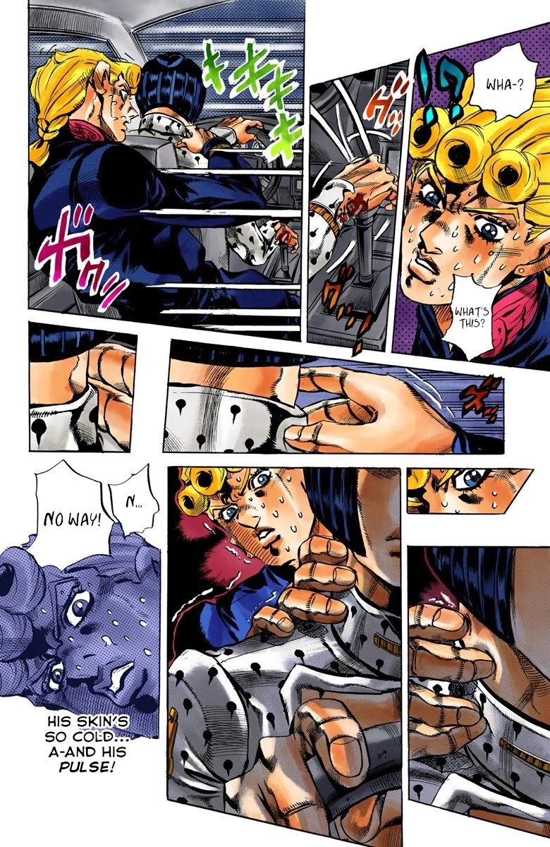 JoJo's Bizarre Adventure Part 5 - Vento Aureo (Official Colored) chapter 118 page 11