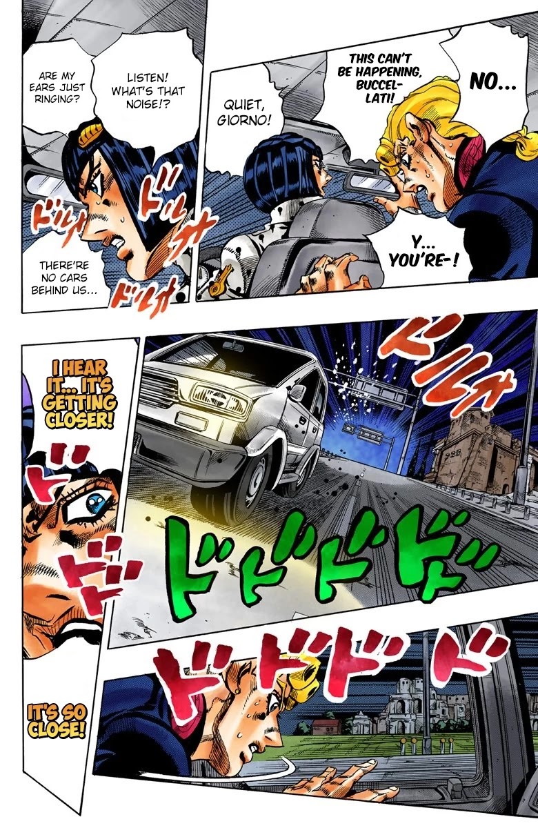 JoJo's Bizarre Adventure Part 5 - Vento Aureo (Official Colored) chapter 118 page 15