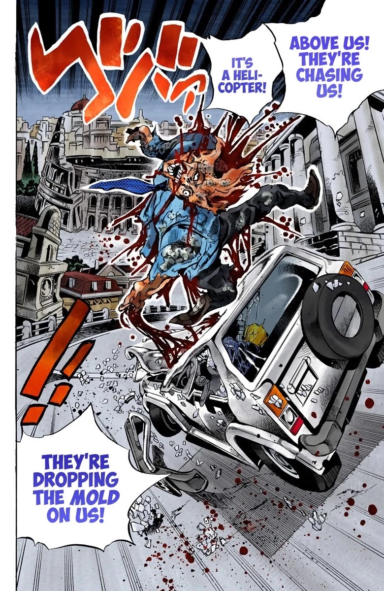 JoJo's Bizarre Adventure Part 5 - Vento Aureo (Official Colored) chapter 118 page 17