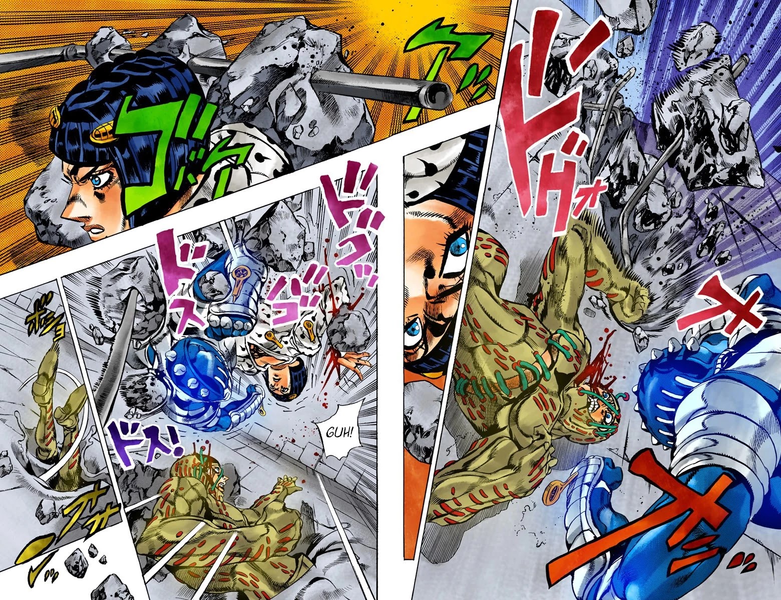 JoJo's Bizarre Adventure Part 5 - Vento Aureo (Official Colored) chapter 118 page 2