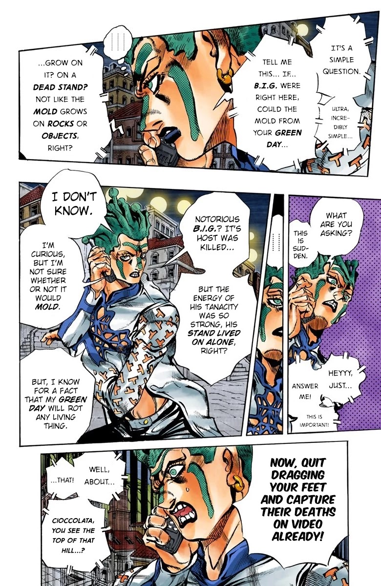 JoJo's Bizarre Adventure Part 5 - Vento Aureo (Official Colored) chapter 118 page 5