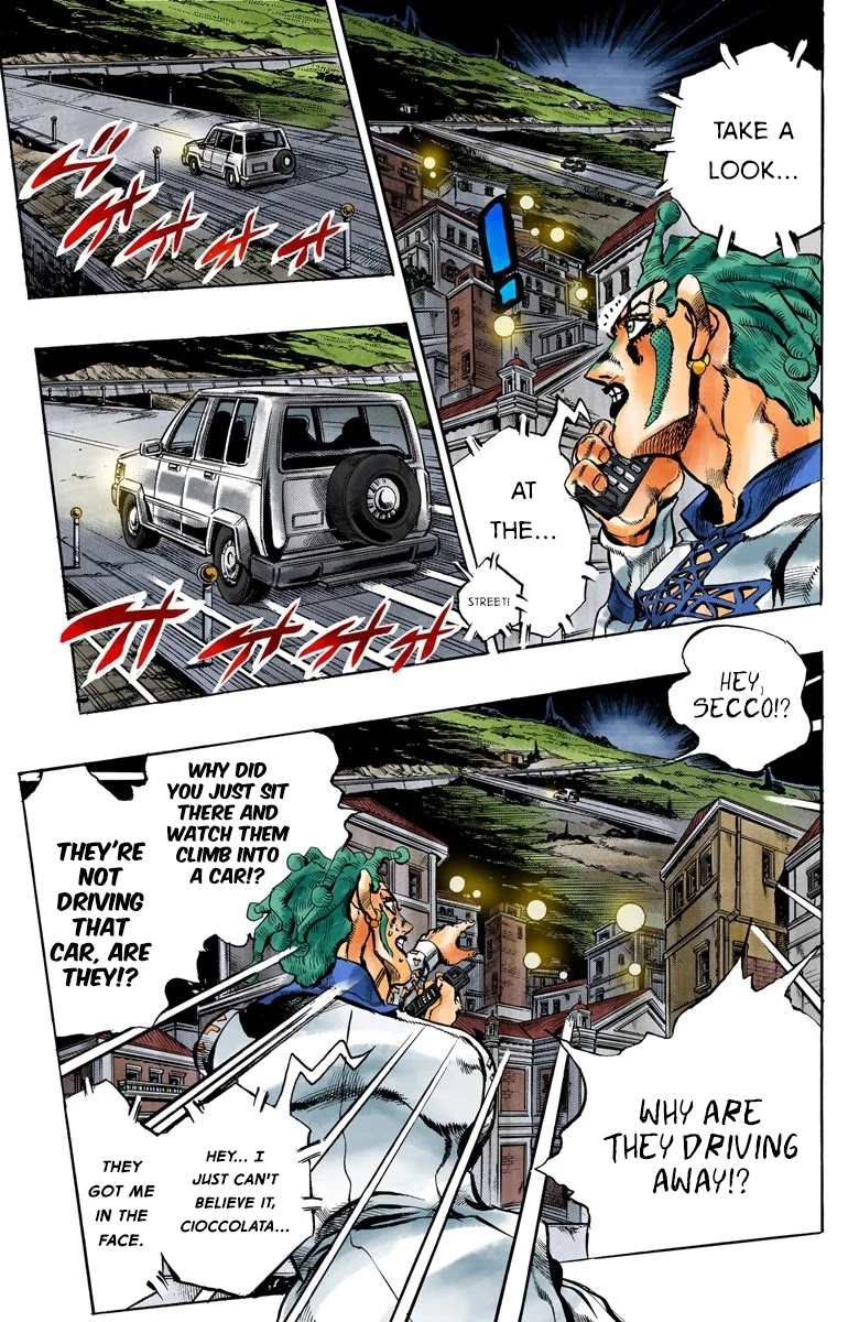 JoJo's Bizarre Adventure Part 5 - Vento Aureo (Official Colored) chapter 118 page 6