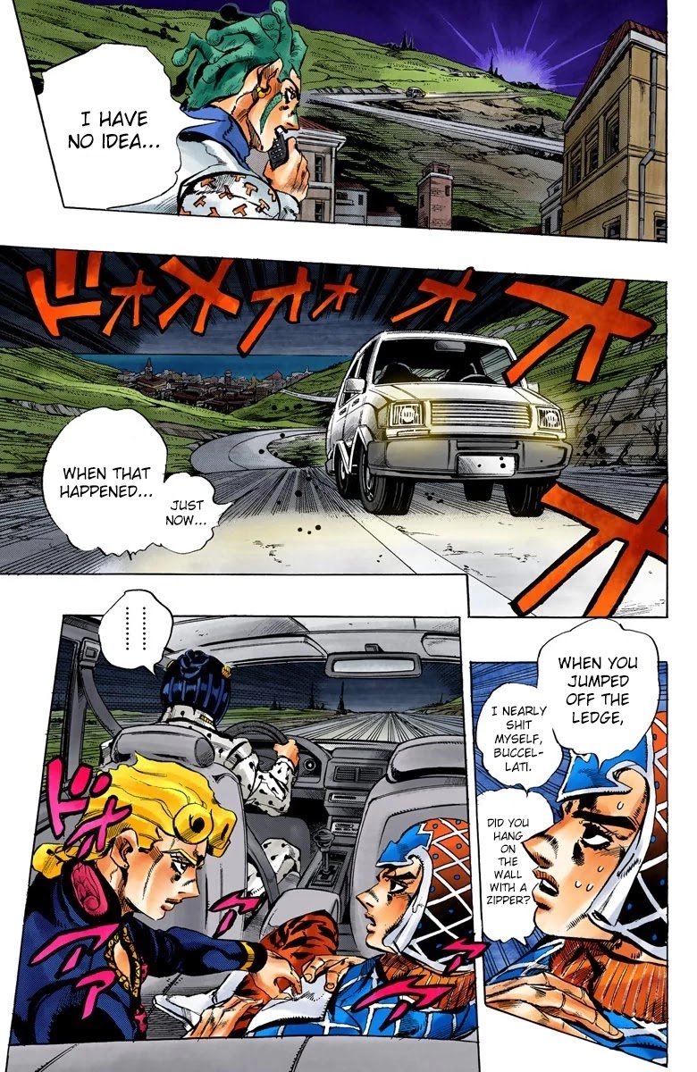 JoJo's Bizarre Adventure Part 5 - Vento Aureo (Official Colored) chapter 118 page 8