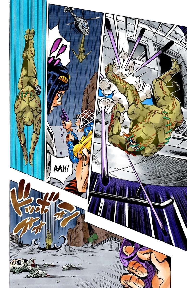 JoJo's Bizarre Adventure Part 5 - Vento Aureo (Official Colored) chapter 119 page 12