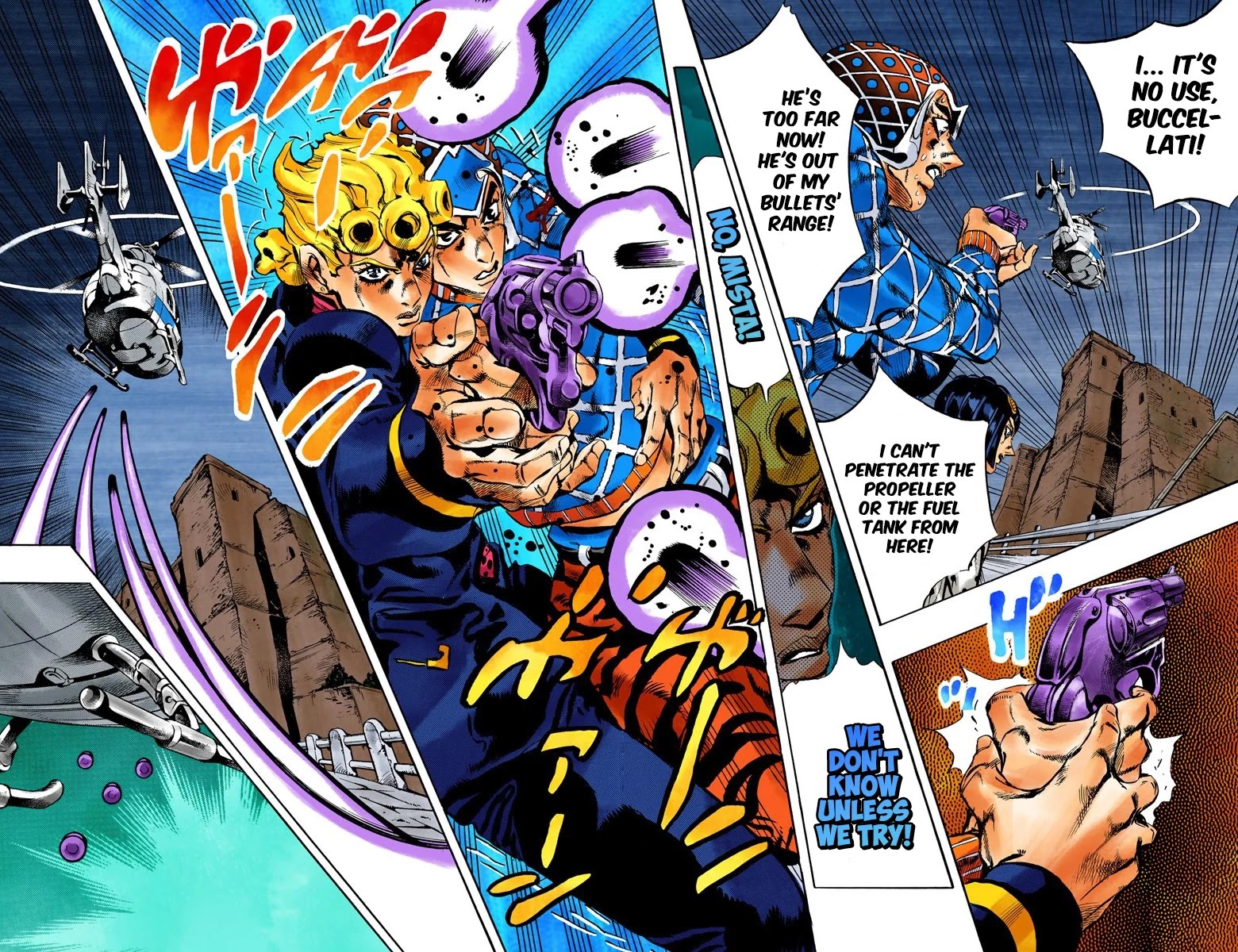 JoJo's Bizarre Adventure Part 5 - Vento Aureo (Official Colored) chapter 119 page 14