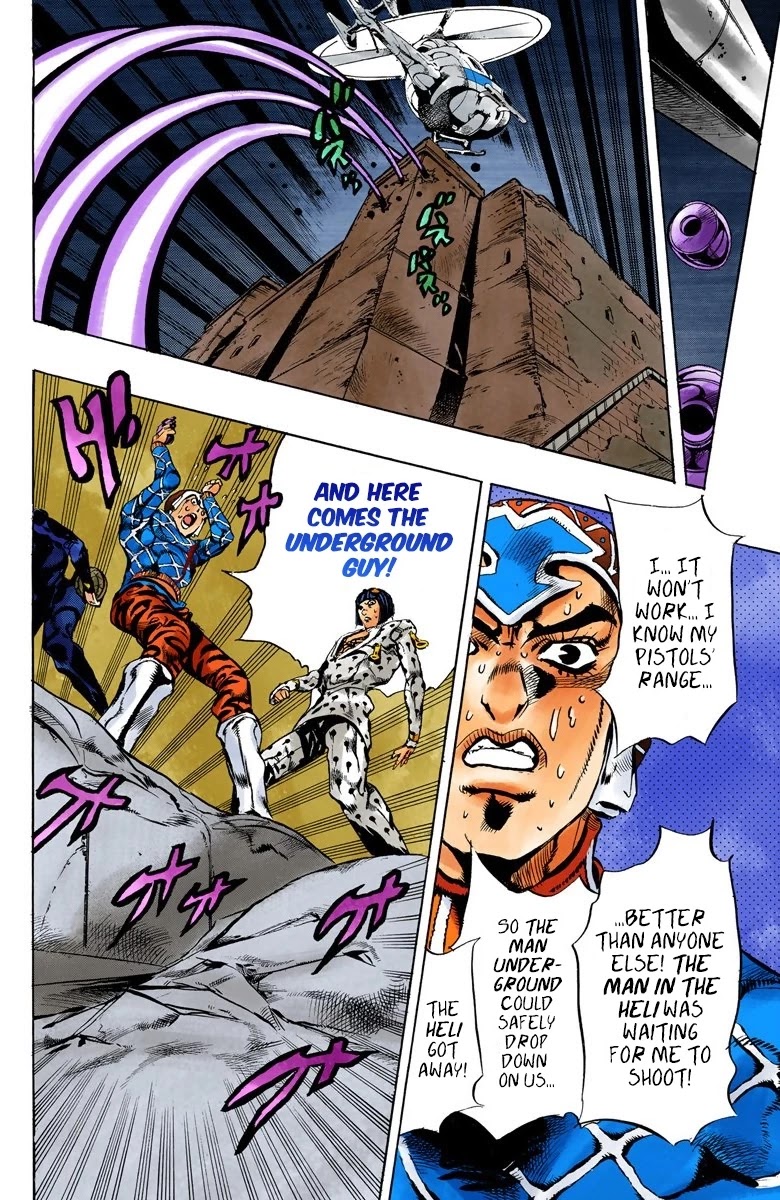 JoJo's Bizarre Adventure Part 5 - Vento Aureo (Official Colored) chapter 119 page 15