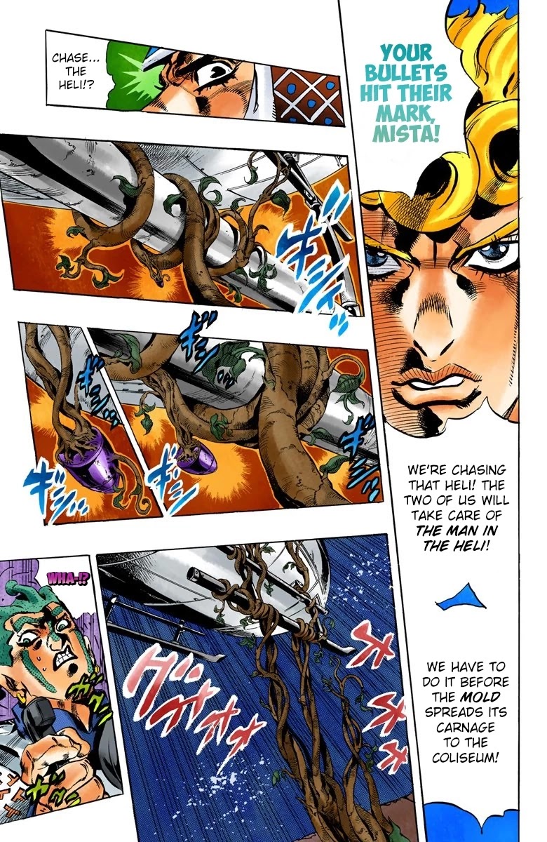 JoJo's Bizarre Adventure Part 5 - Vento Aureo (Official Colored) chapter 119 page 16