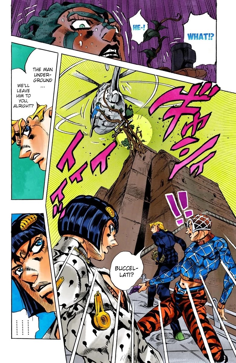 JoJo's Bizarre Adventure Part 5 - Vento Aureo (Official Colored) chapter 119 page 17