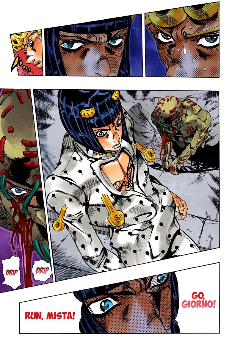 JoJo's Bizarre Adventure Part 5 - Vento Aureo (Official Colored) chapter 119 page 18