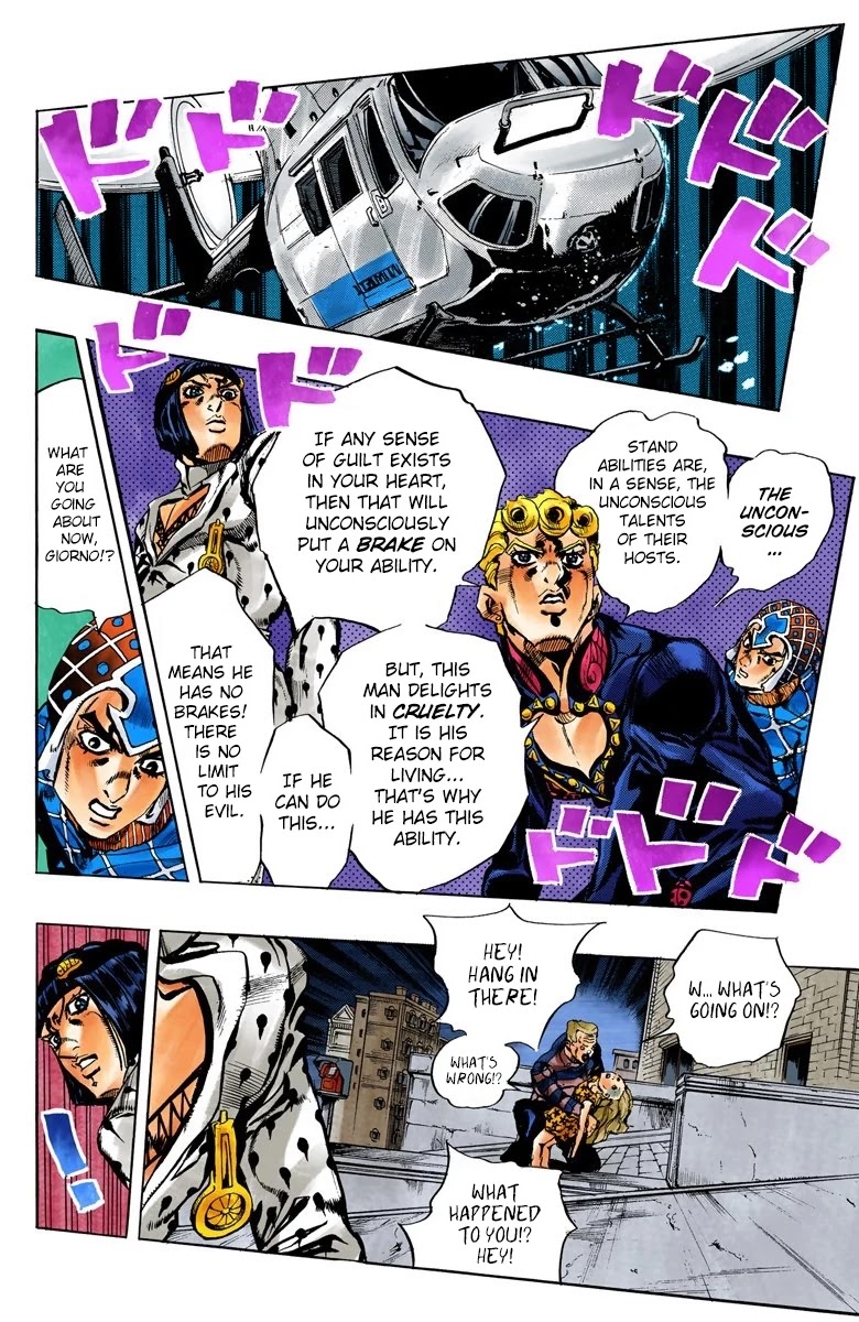 JoJo's Bizarre Adventure Part 5 - Vento Aureo (Official Colored) chapter 119 page 6