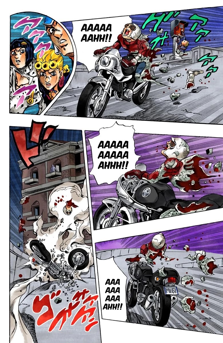 JoJo's Bizarre Adventure Part 5 - Vento Aureo (Official Colored) chapter 119 page 8