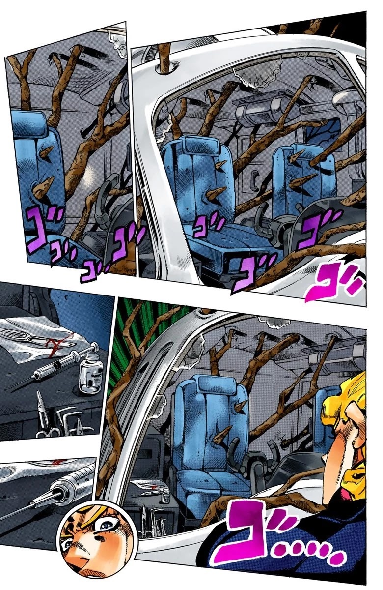 JoJo's Bizarre Adventure Part 5 - Vento Aureo (Official Colored) chapter 121 page 11