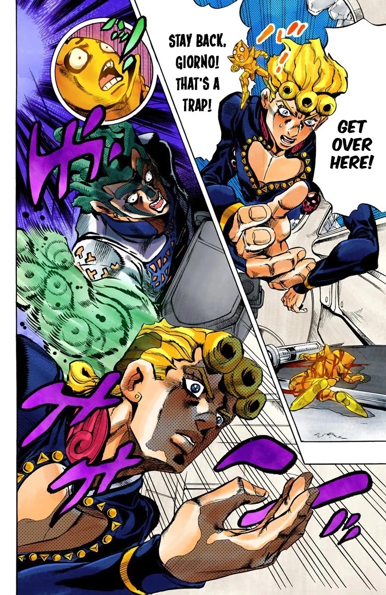 JoJo's Bizarre Adventure Part 5 - Vento Aureo (Official Colored) chapter 121 page 13