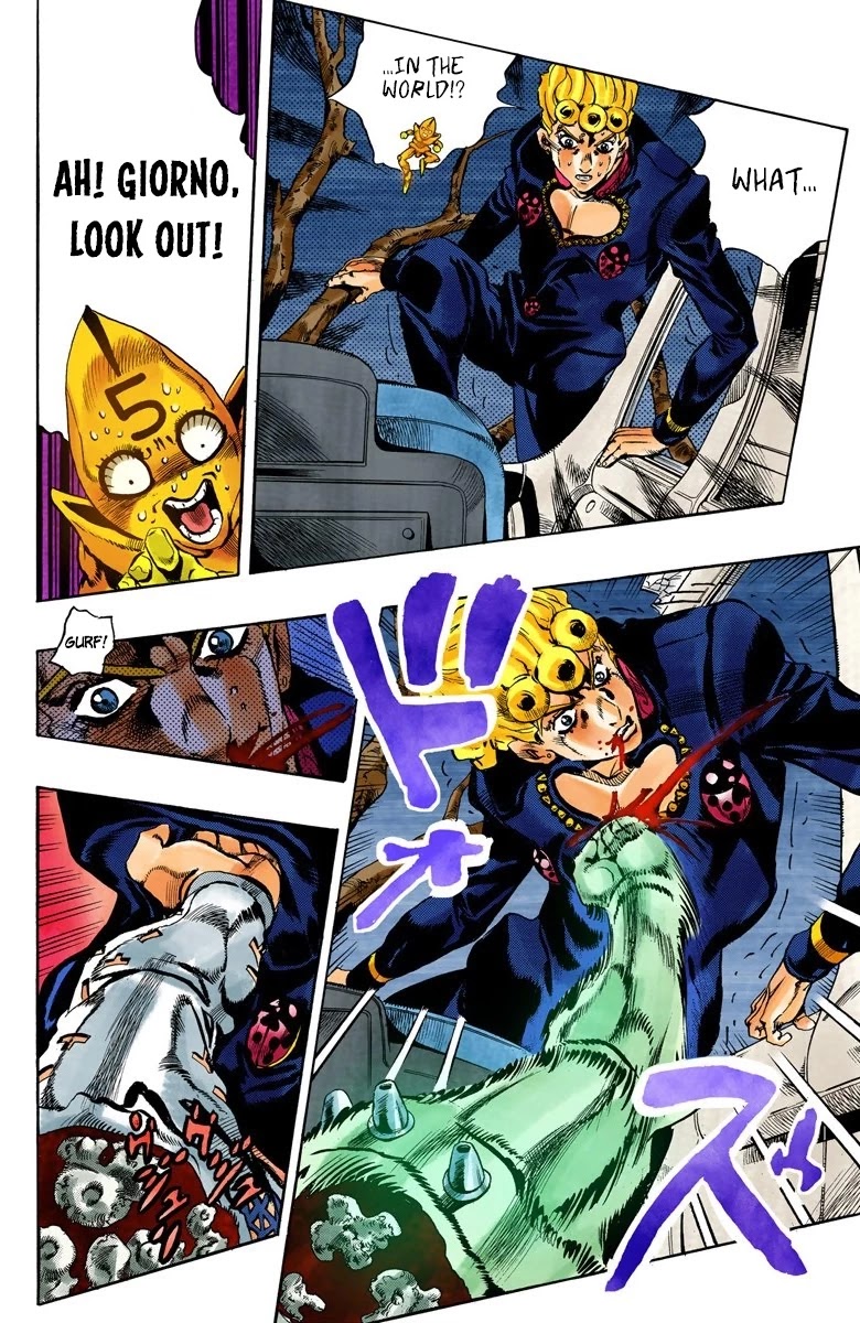 JoJo's Bizarre Adventure Part 5 - Vento Aureo (Official Colored) chapter 121 page 17
