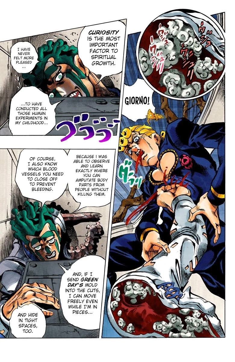 JoJo's Bizarre Adventure Part 5 - Vento Aureo (Official Colored) chapter 121 page 18