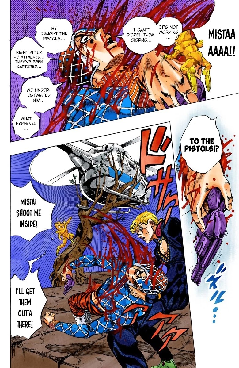 JoJo's Bizarre Adventure Part 5 - Vento Aureo (Official Colored) chapter 121 page 5