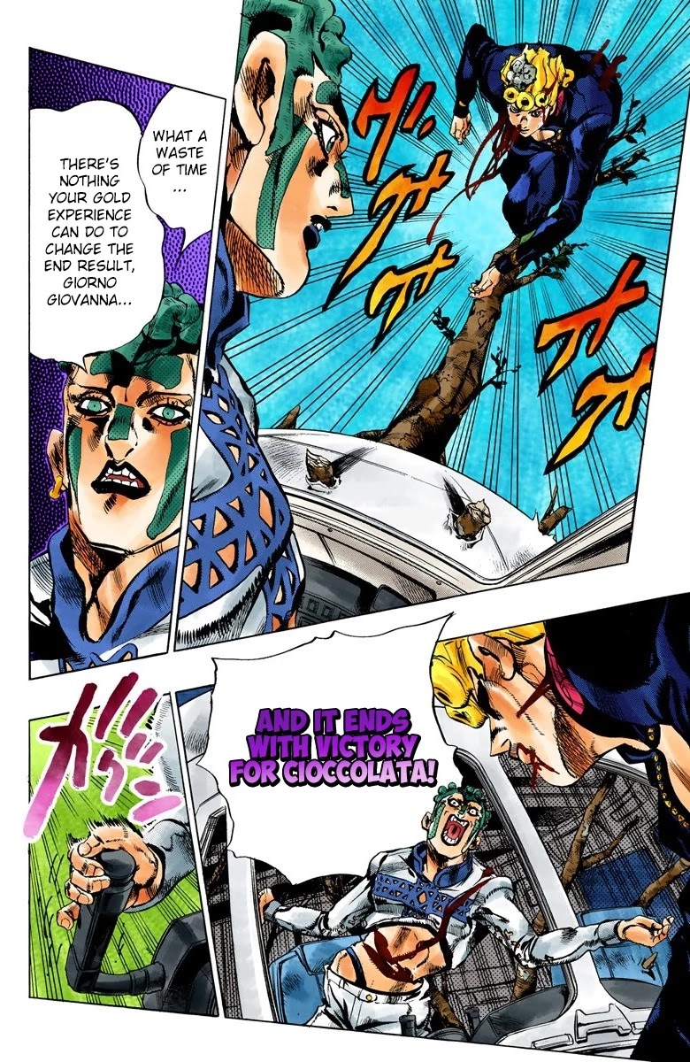 JoJo's Bizarre Adventure Part 5 - Vento Aureo (Official Colored) chapter 122 page 11
