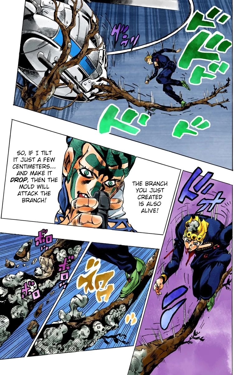 JoJo's Bizarre Adventure Part 5 - Vento Aureo (Official Colored) chapter 122 page 12