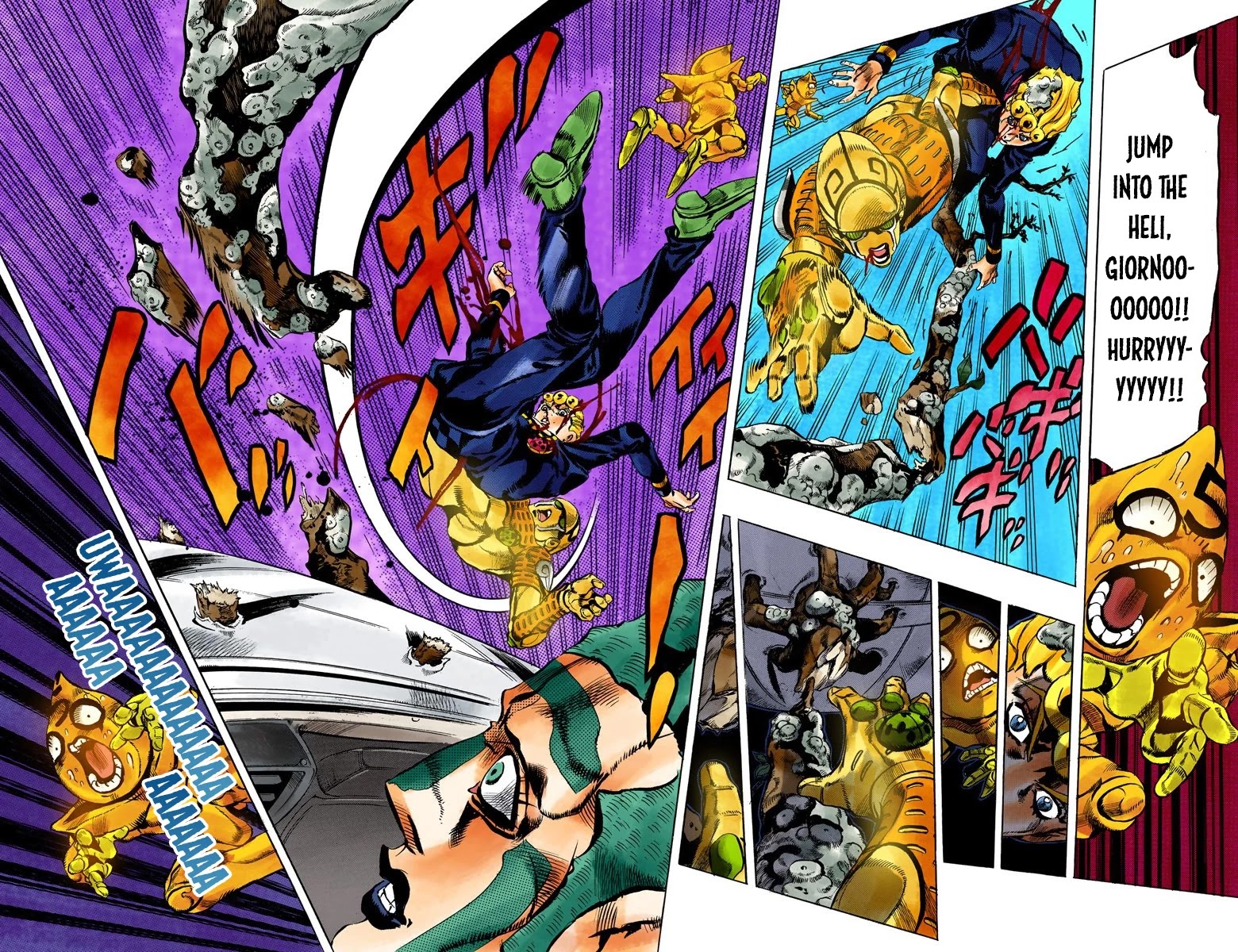 JoJo's Bizarre Adventure Part 5 - Vento Aureo (Official Colored) chapter 122 page 13