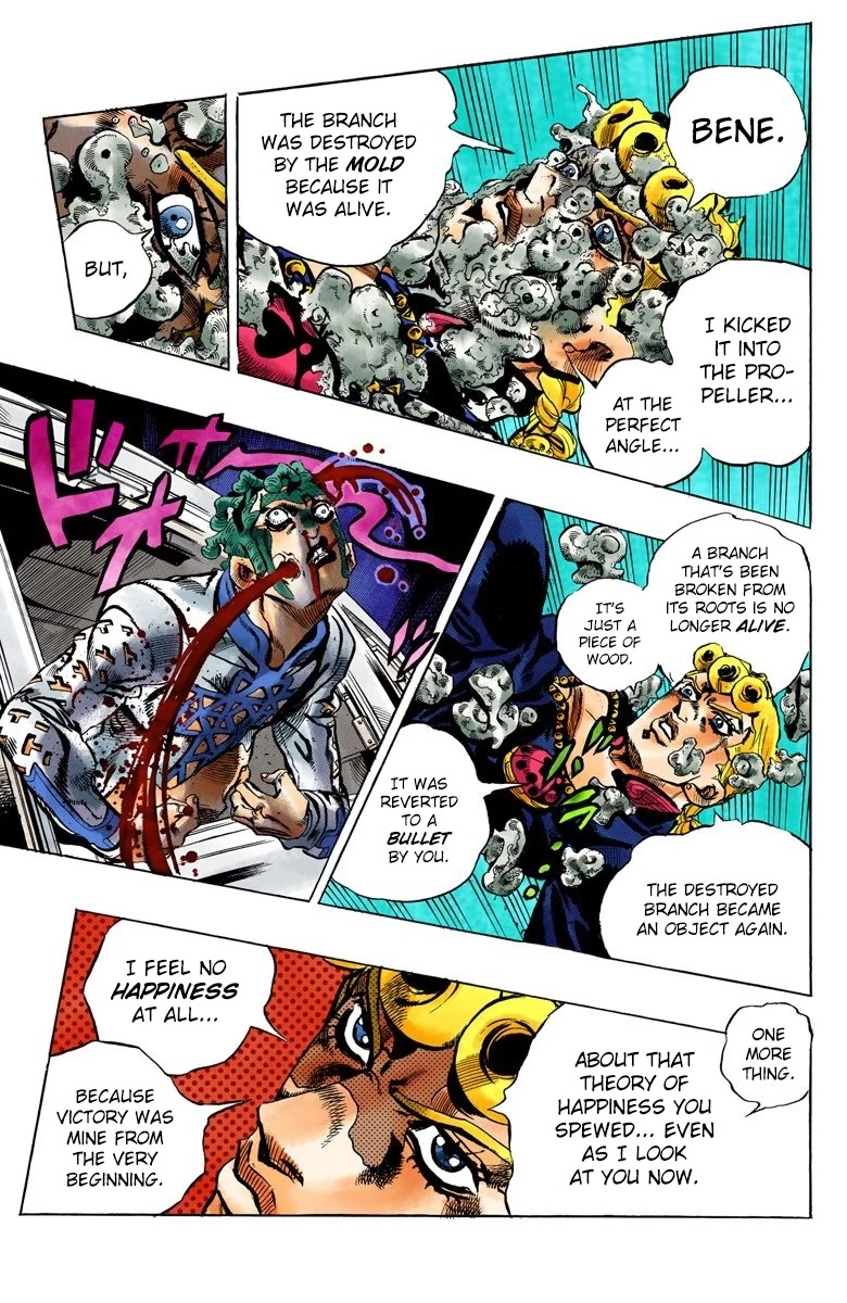 JoJo's Bizarre Adventure Part 5 - Vento Aureo (Official Colored) chapter 122 page 17