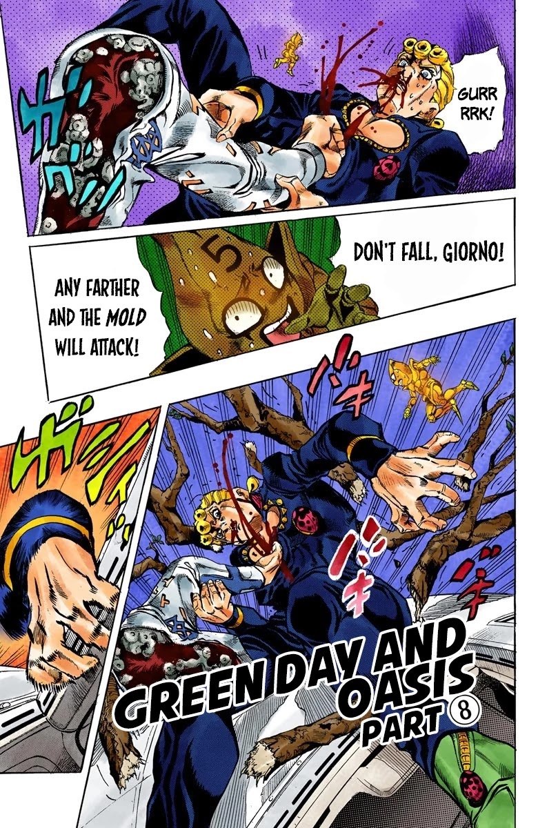 JoJo's Bizarre Adventure Part 5 - Vento Aureo (Official Colored) chapter 122 page 2