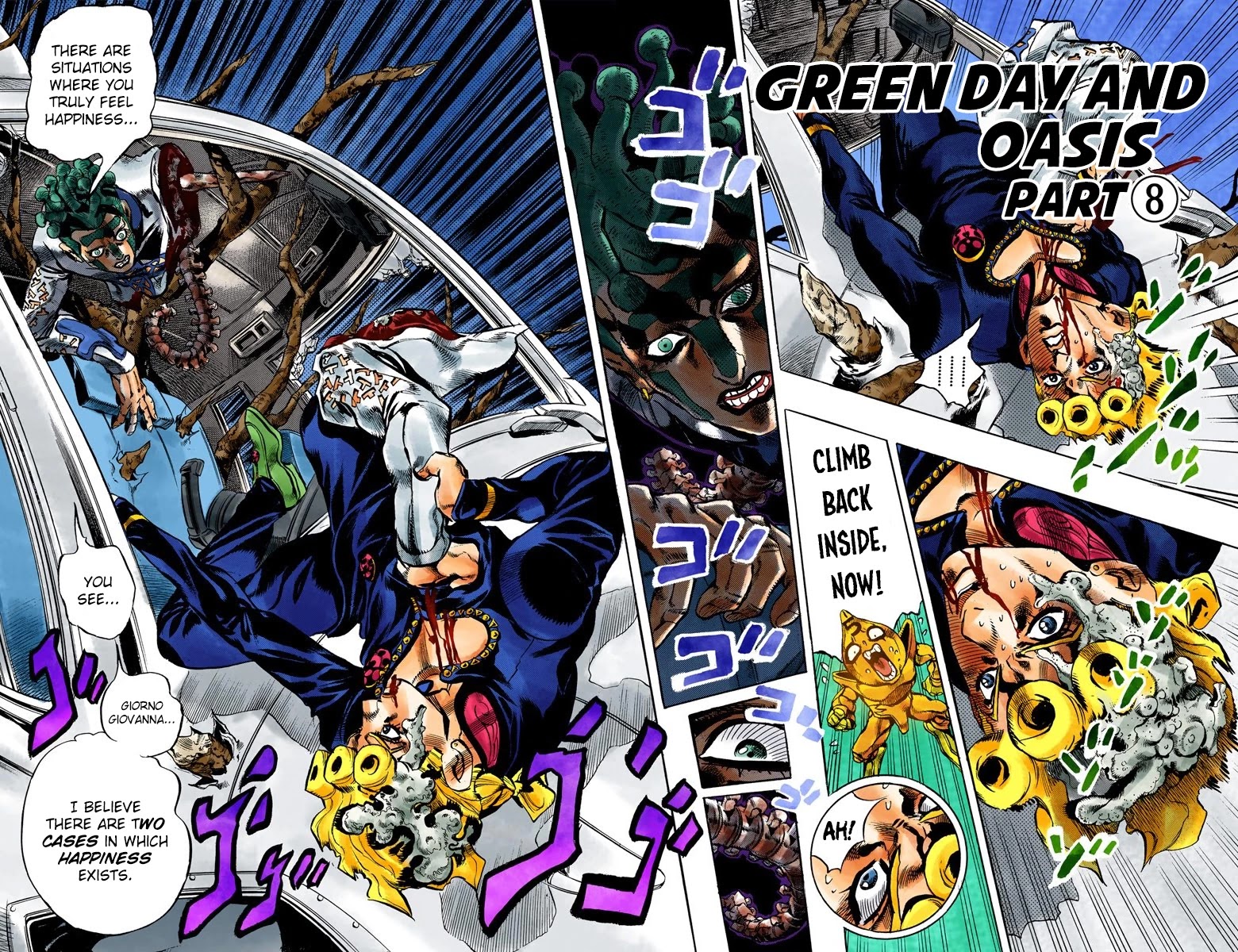 JoJo's Bizarre Adventure Part 5 - Vento Aureo (Official Colored) chapter 122 page 3
