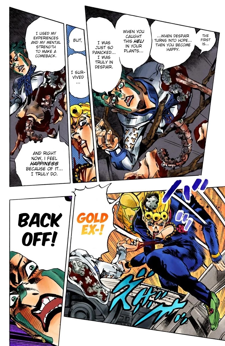 JoJo's Bizarre Adventure Part 5 - Vento Aureo (Official Colored) chapter 122 page 4