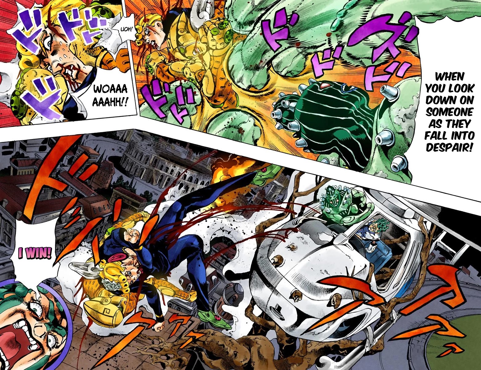 JoJo's Bizarre Adventure Part 5 - Vento Aureo (Official Colored) chapter 122 page 6