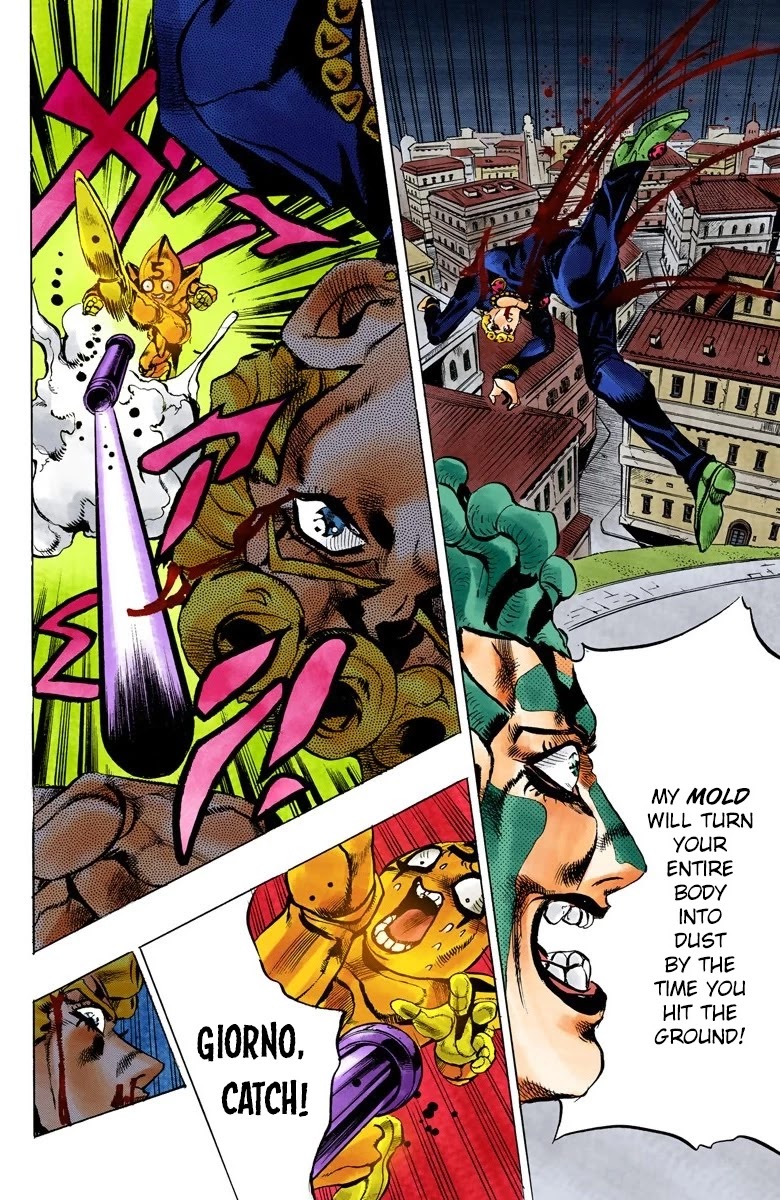 JoJo's Bizarre Adventure Part 5 - Vento Aureo (Official Colored) chapter 122 page 7