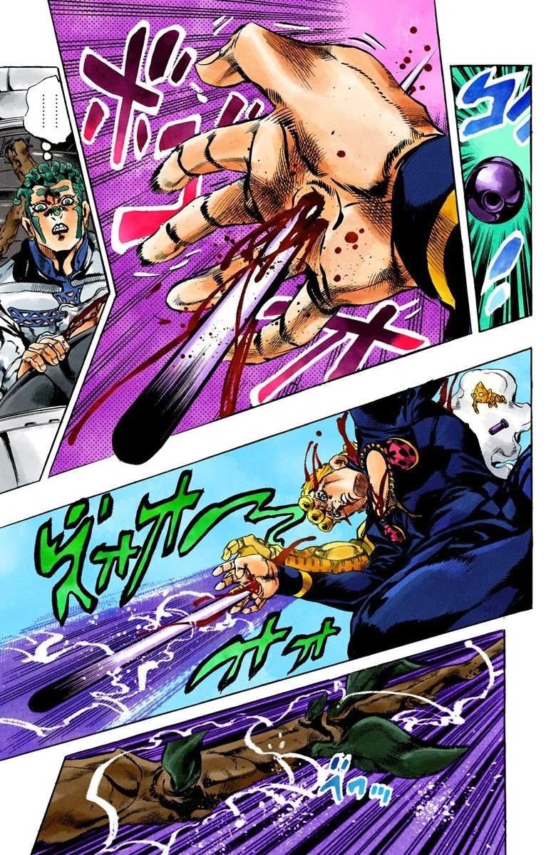 JoJo's Bizarre Adventure Part 5 - Vento Aureo (Official Colored) chapter 122 page 8