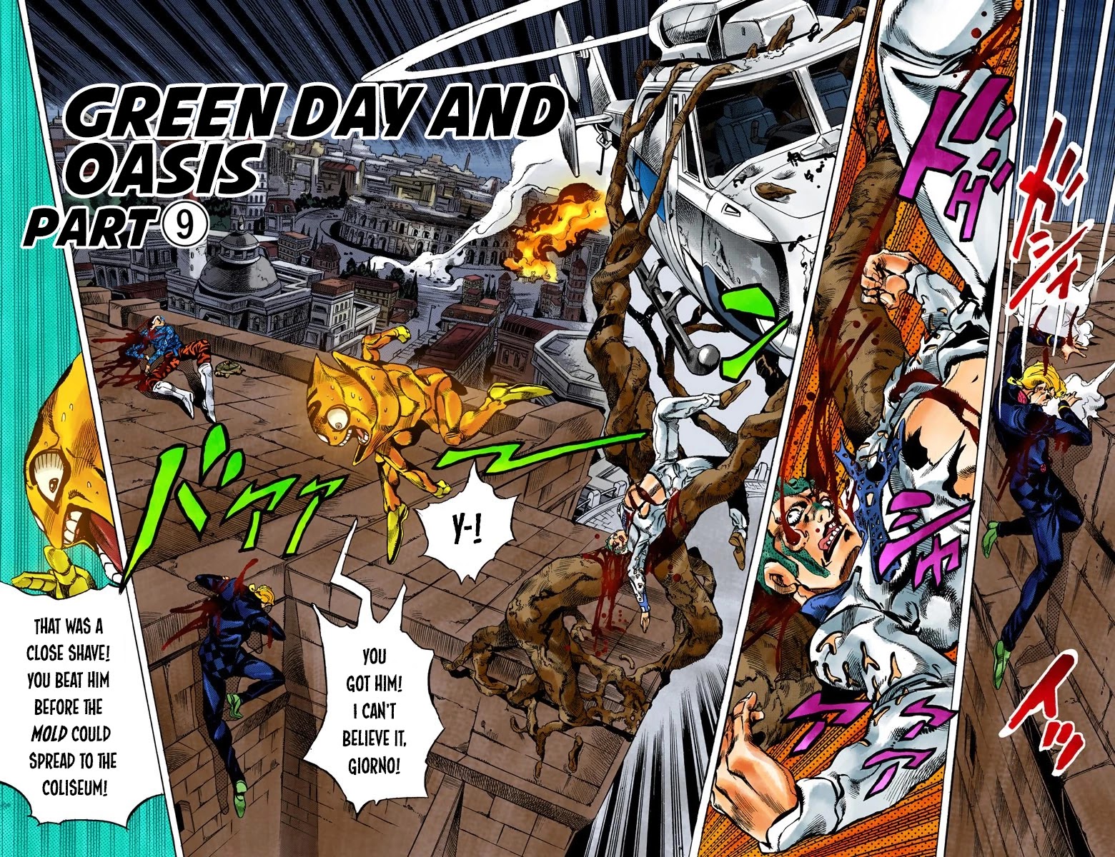 JoJo's Bizarre Adventure Part 5 - Vento Aureo (Official Colored) chapter 123 page 1