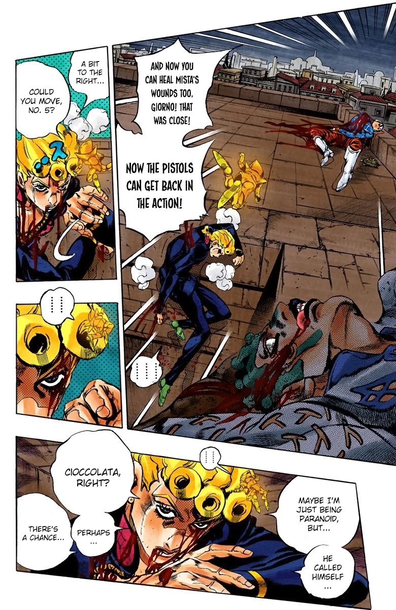 JoJo's Bizarre Adventure Part 5 - Vento Aureo (Official Colored) chapter 123 page 2