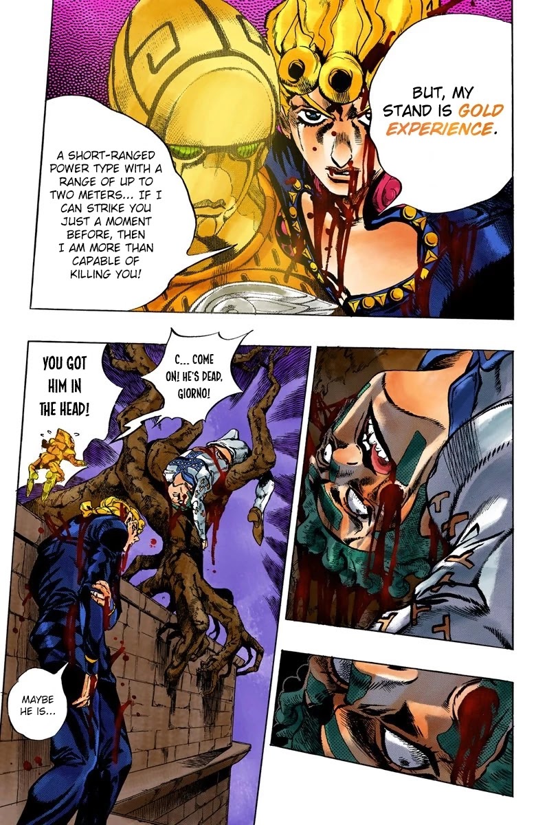 JoJo's Bizarre Adventure Part 5 - Vento Aureo (Official Colored) chapter 123 page 5
