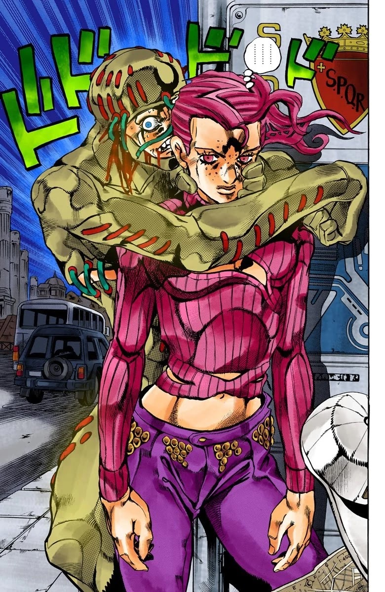 JoJo's Bizarre Adventure Part 5 - Vento Aureo (Official Colored) chapter 128 page 10