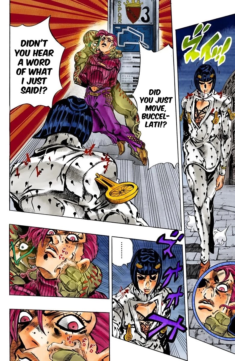 JoJo's Bizarre Adventure Part 5 - Vento Aureo (Official Colored) chapter 128 page 11