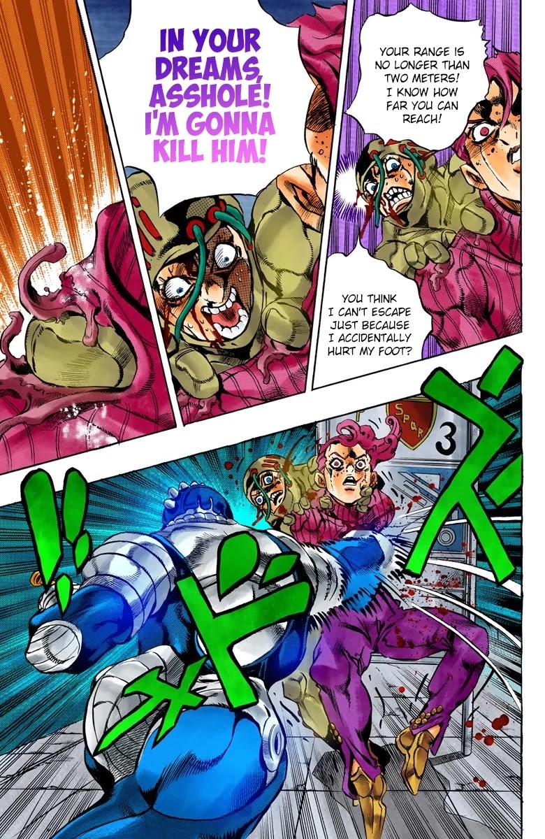 JoJo's Bizarre Adventure Part 5 - Vento Aureo (Official Colored) chapter 128 page 12