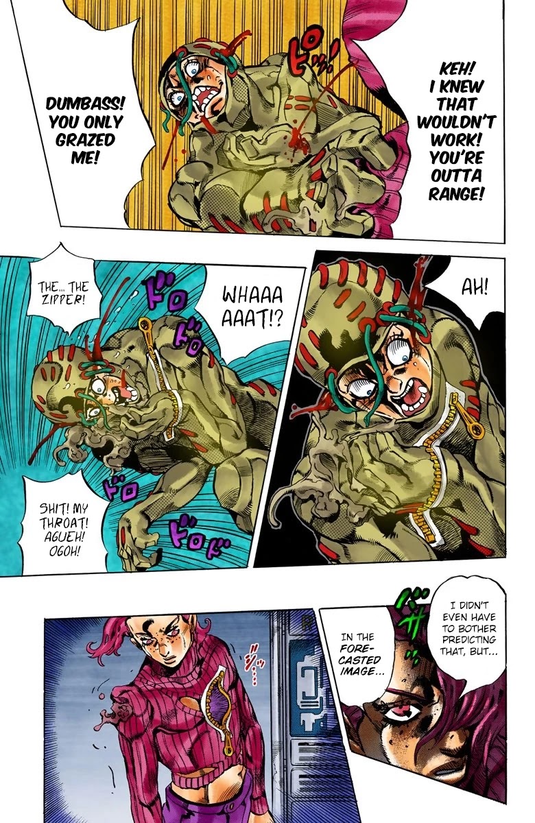 JoJo's Bizarre Adventure Part 5 - Vento Aureo (Official Colored) chapter 128 page 14