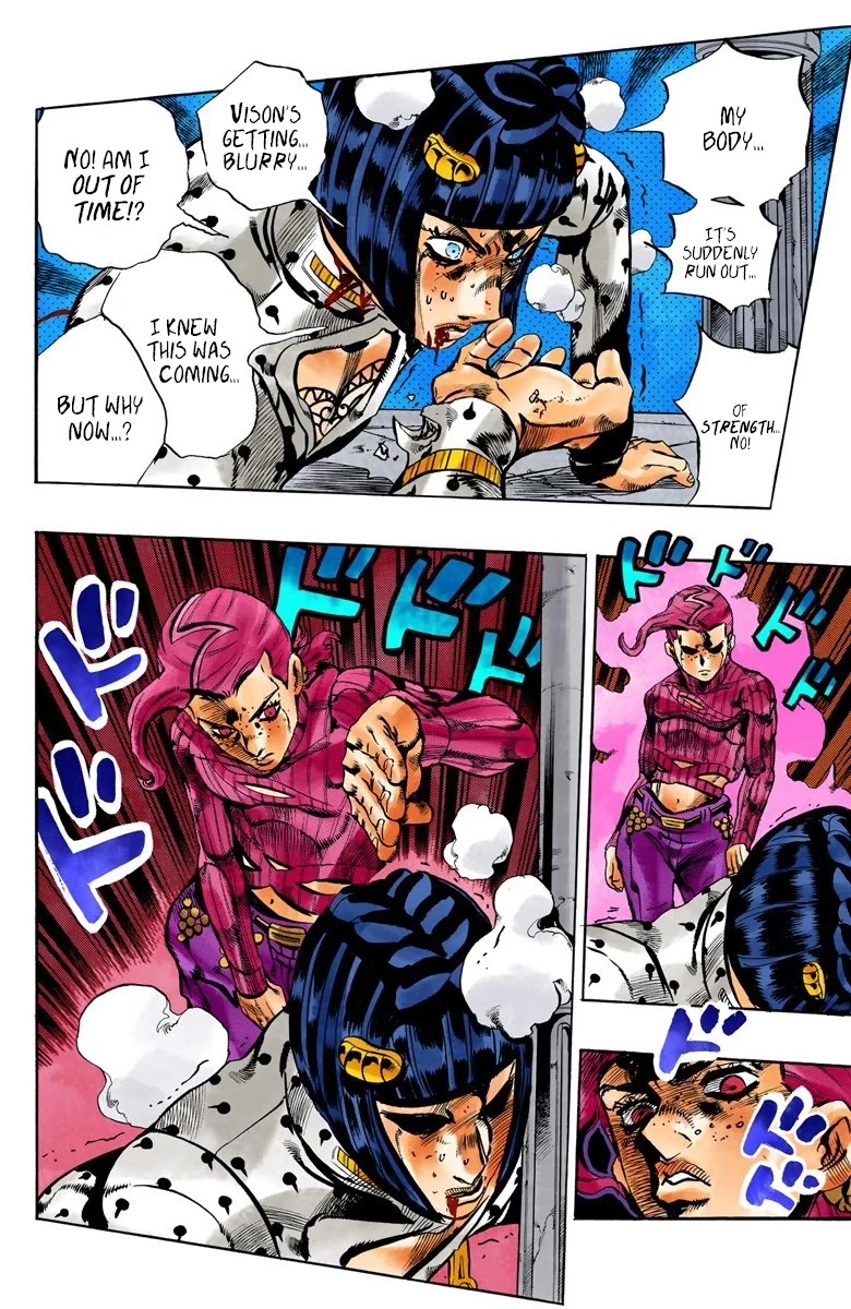 JoJo's Bizarre Adventure Part 5 - Vento Aureo (Official Colored) chapter 128 page 17