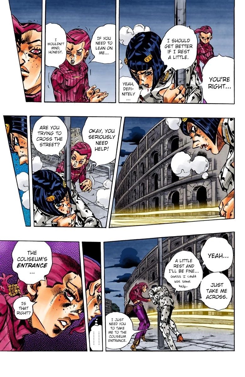 JoJo's Bizarre Adventure Part 5 - Vento Aureo (Official Colored) chapter 128 page 20